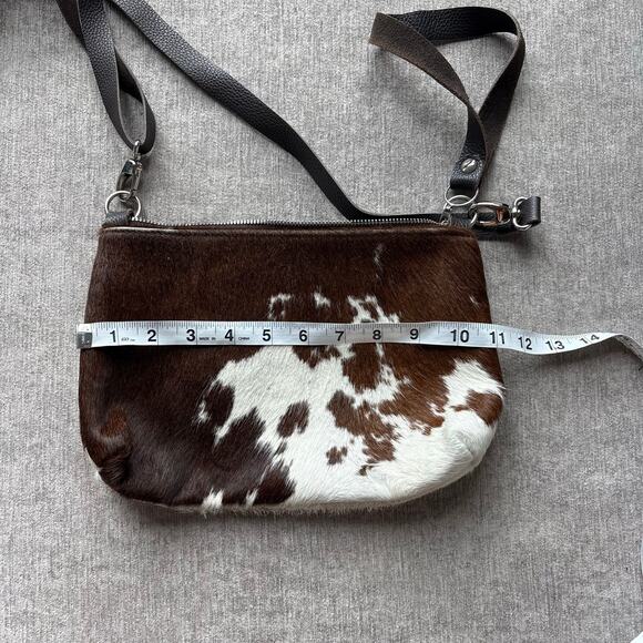 Lynn Tallerico Cow Hide Calf Hair Leather Crossbody Bag - Picture 5 of 6